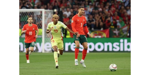 Lamine Yamal schüttelte Cristiano Ronaldo nach dem Spiel nicht zum ersten Mal die Hand